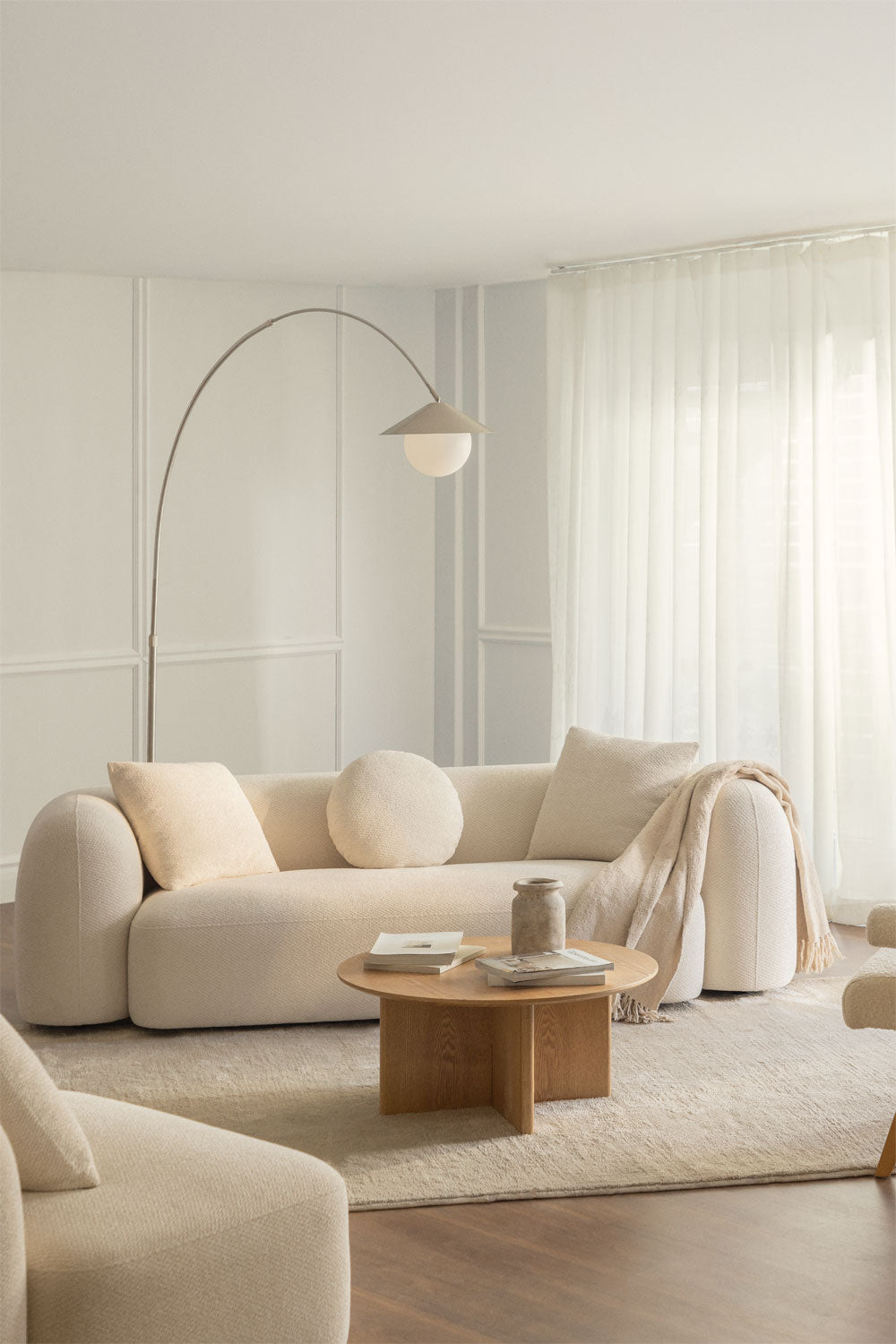 Trivietė sofa LUCIA, pilka