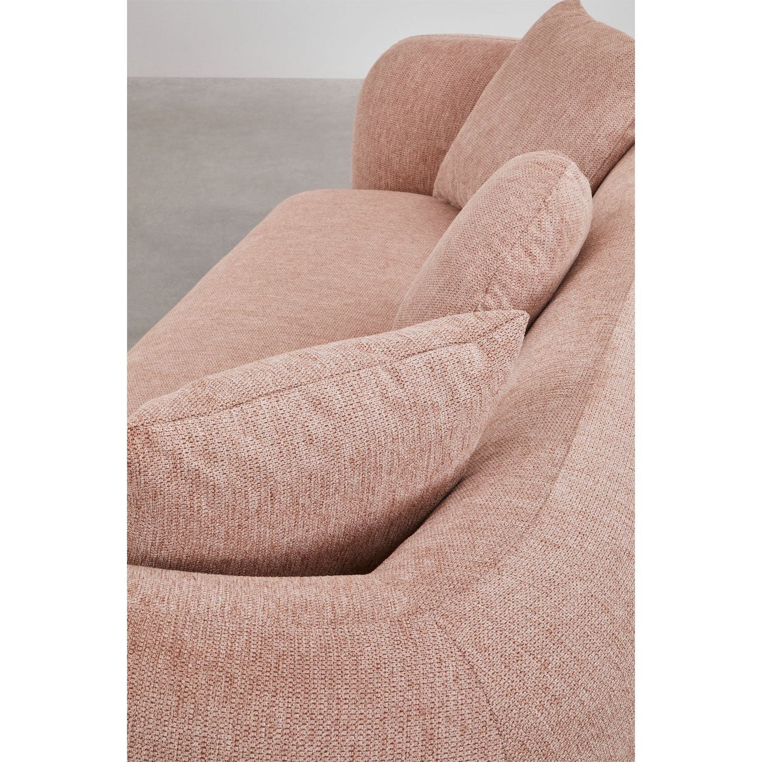 Trivietė sofa LUCIA, rausva