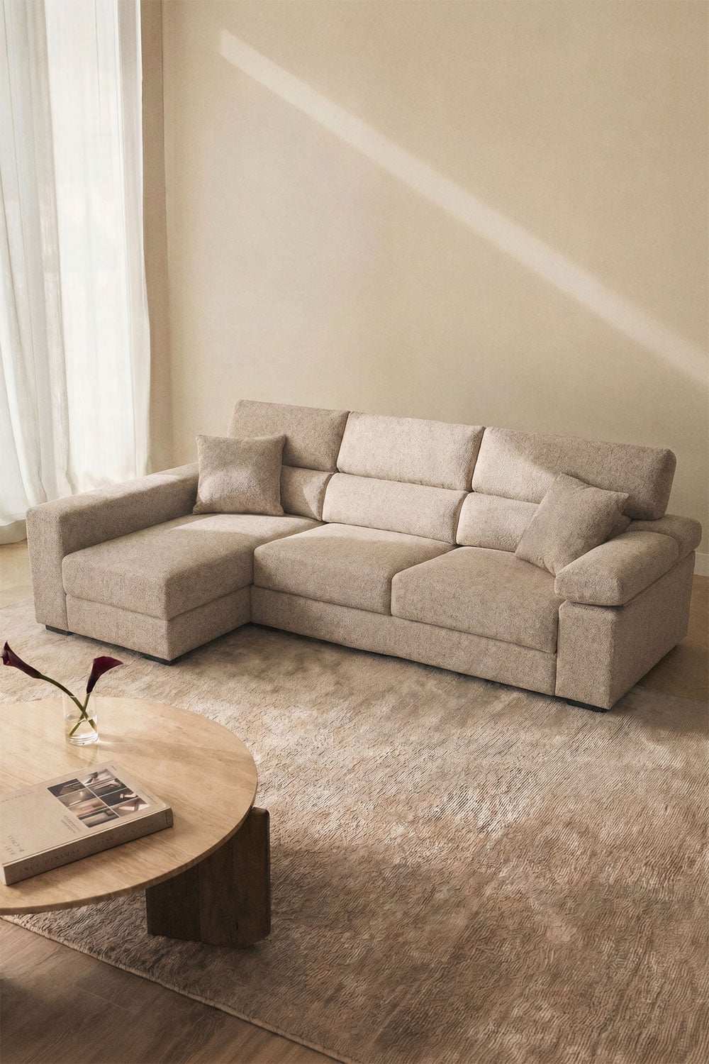 Kampinė sofa LUVANO, kviečių