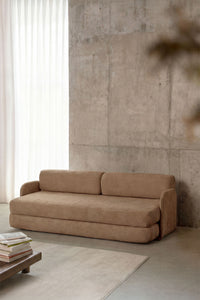 Sofa-lova KIOTERA, kupranugario spalvos velvetas