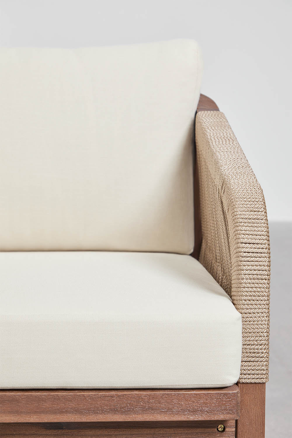 Sofa DEXTER, trivietė, balta (1 var.)