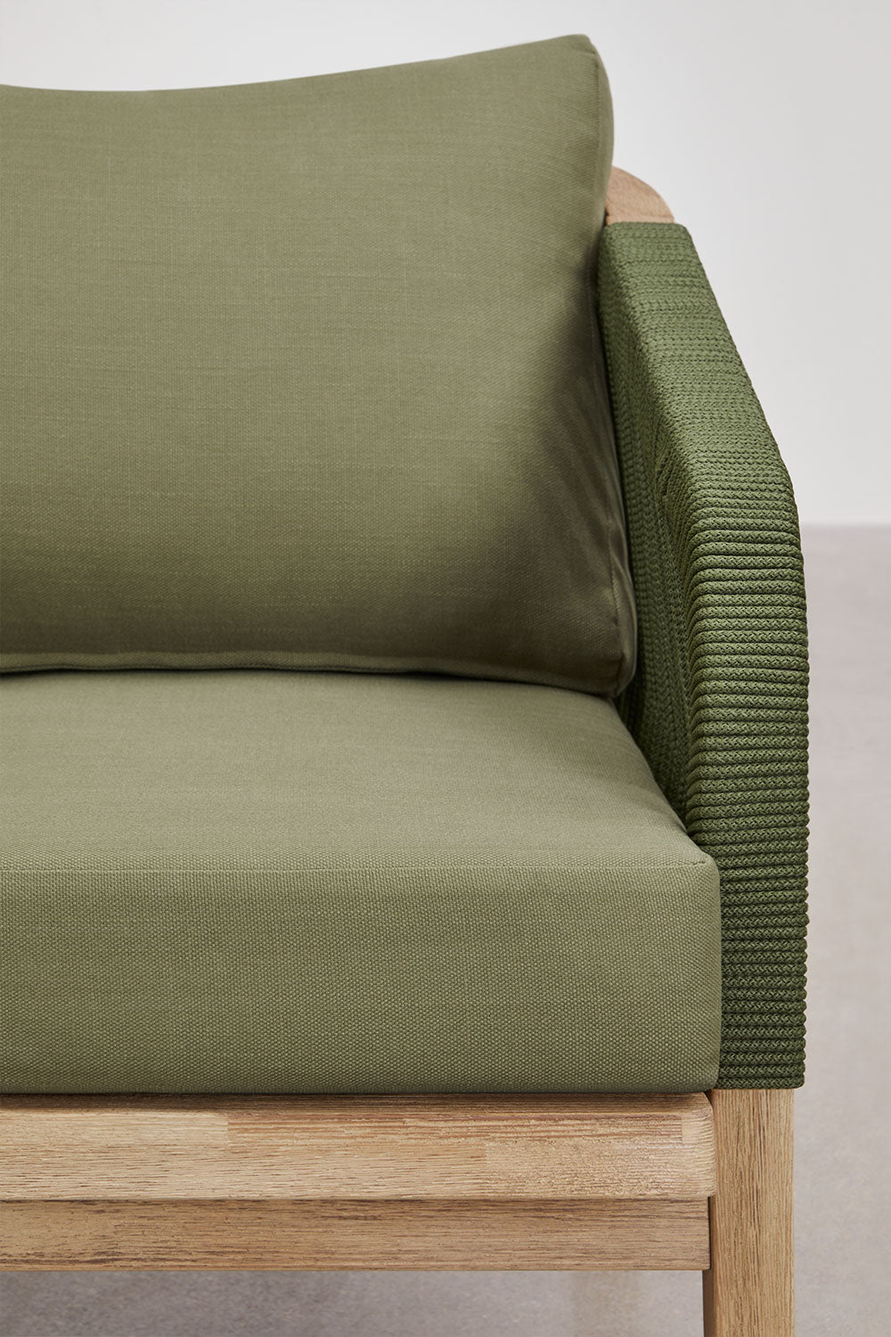 DEXTER Sofa, three-seater, army green