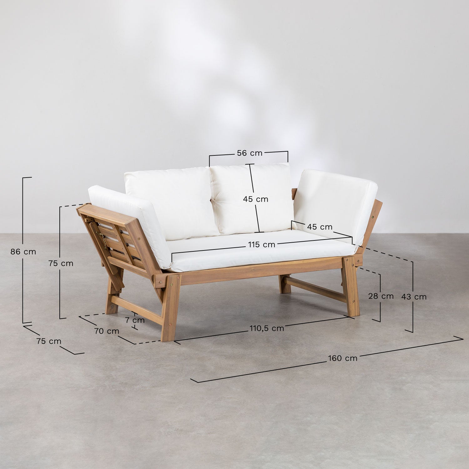 Sofa DIVANO, white