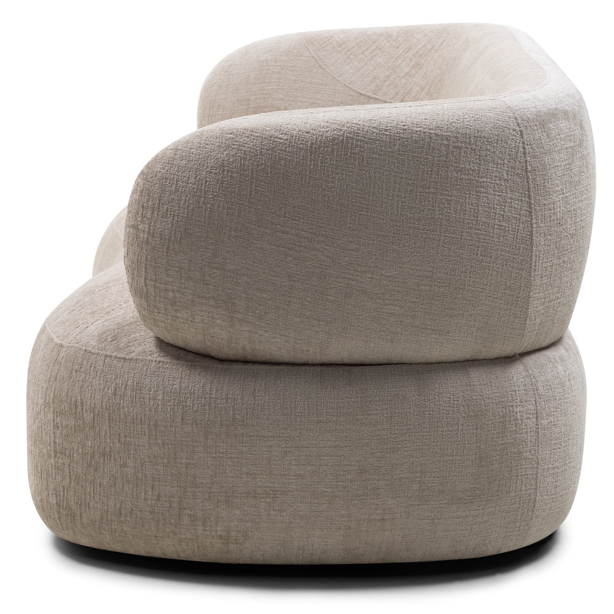 ZILINE sofa, chenille, light beige