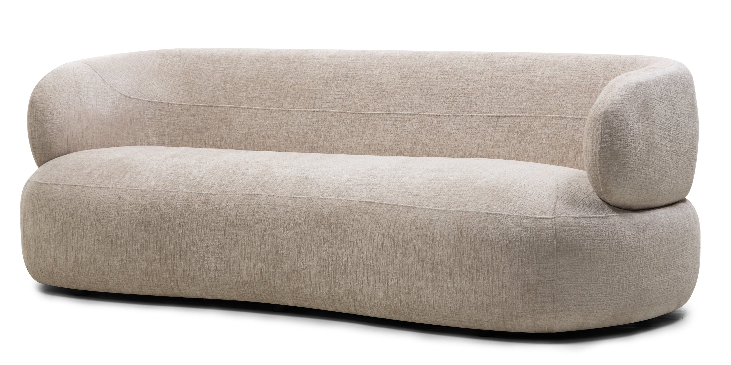 ZILINE sofa, chenille, light beige