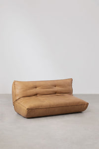 Sofa-lova MATENA minimalistiniame miegamojo interjere