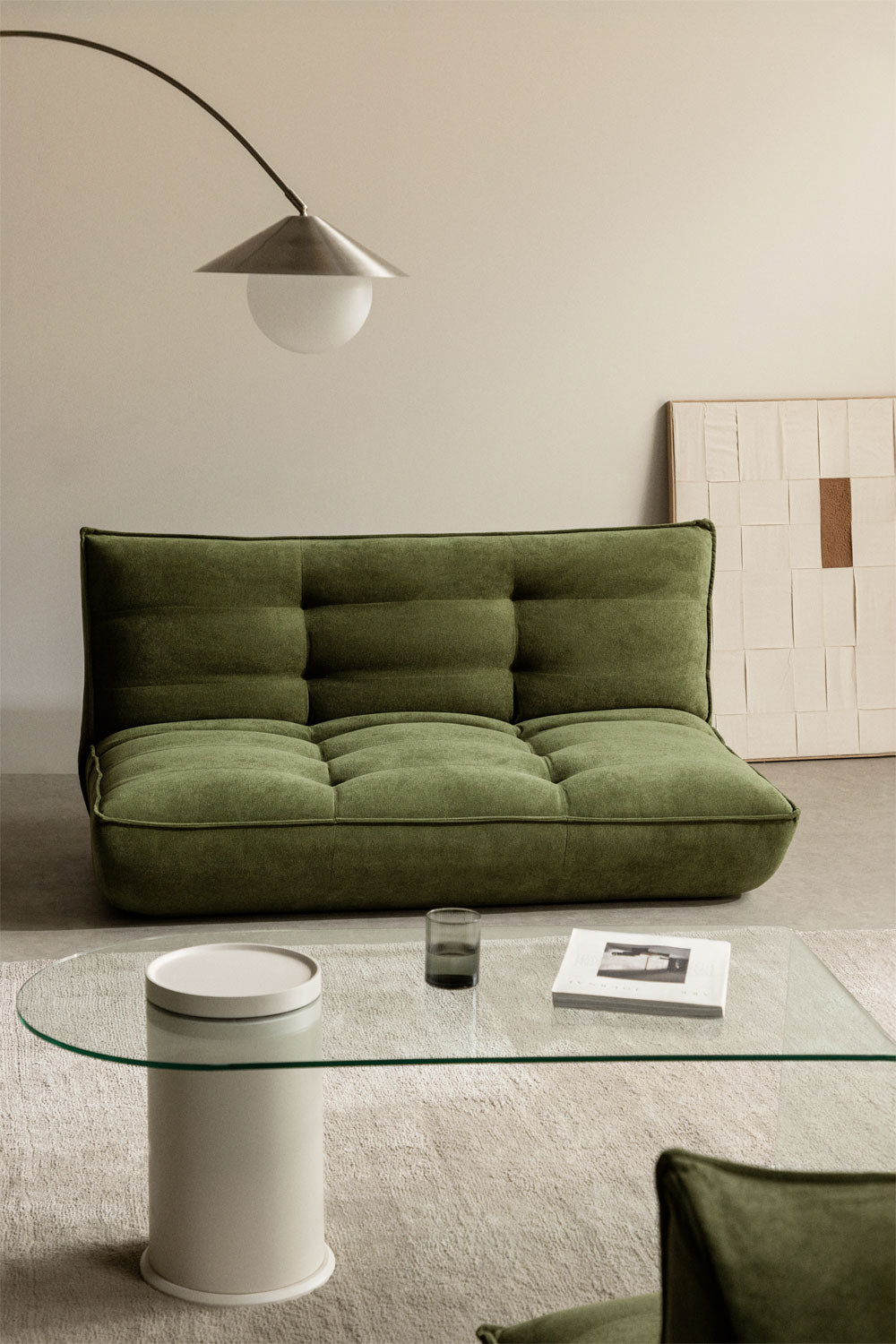 Sofa-lova MATENA, sodri žalia
