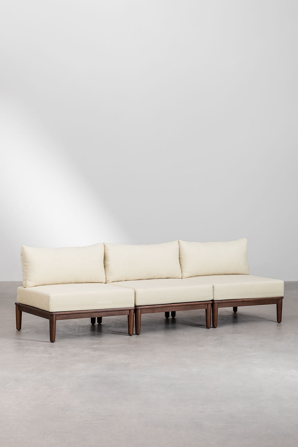 MODENA sofa, 3-seater, acacia
