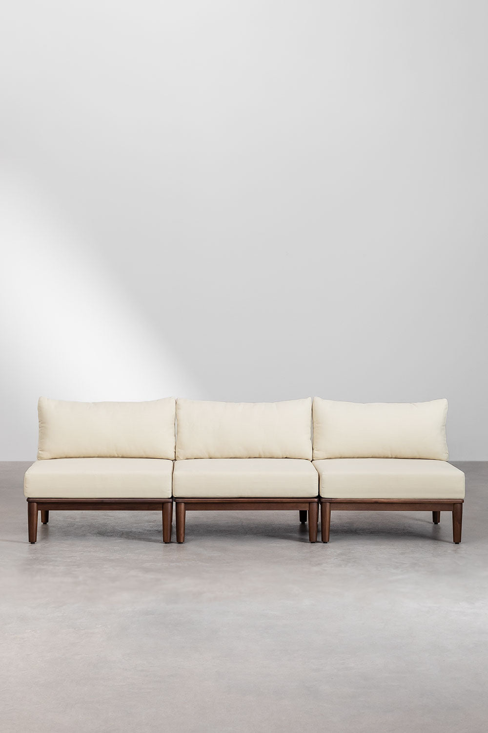 MODENA sofa, 3-seater, acacia