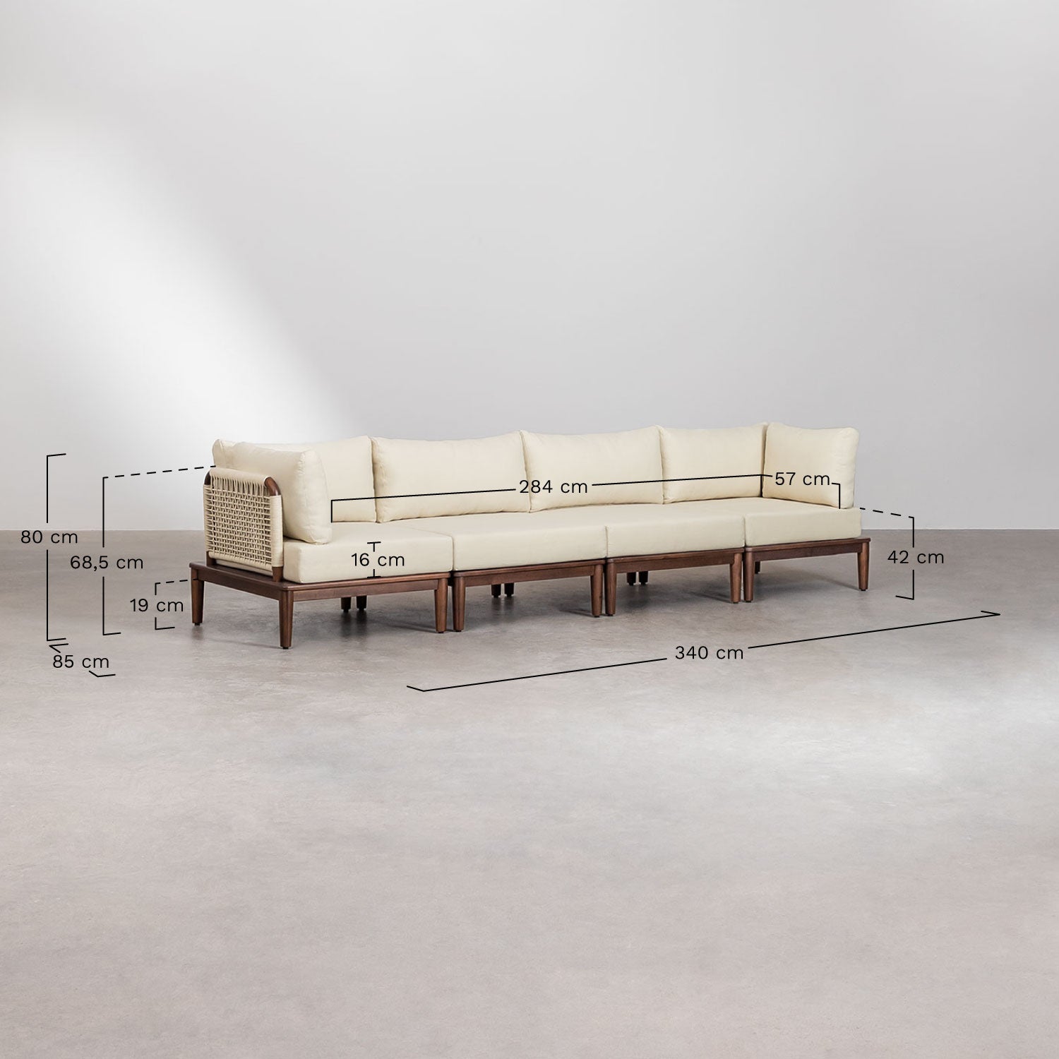 Sofa MODENA, 4 dalių