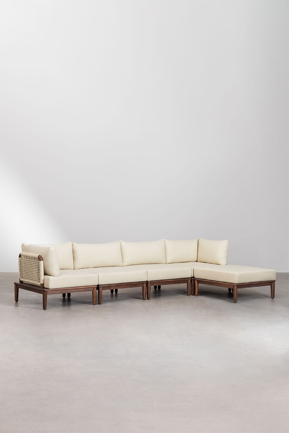 Sofa MODENA, 4 dalys ir pufas