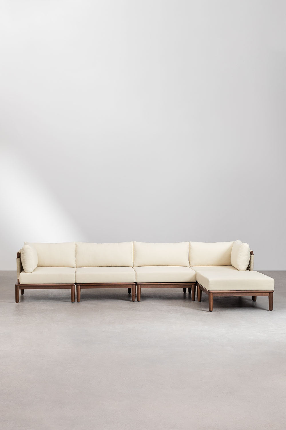 Sofa MODENA, 4 dalys ir pufas
