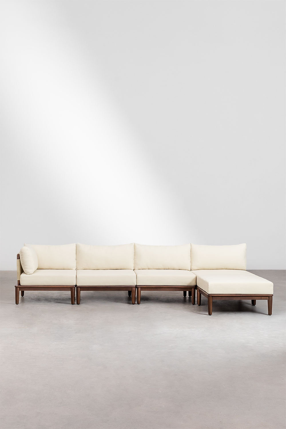 Sofa MODENA, 4 dalys su pufu