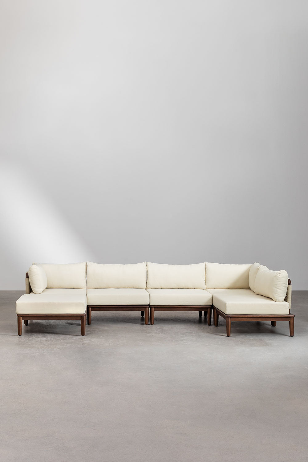 Sofa MODENA, 5 dalys su pufu