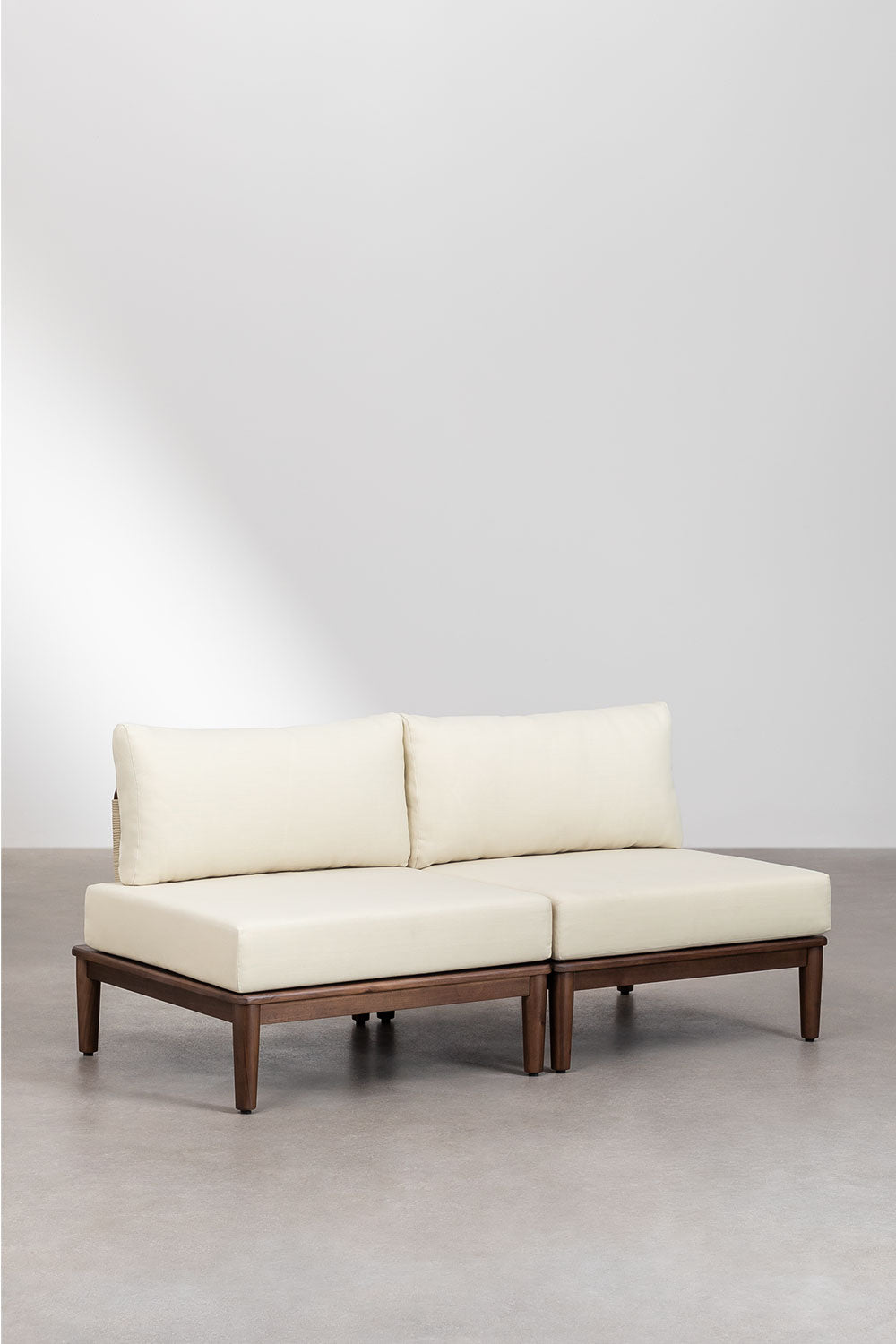 Sofa MODENA, two-seater, acacia