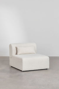 Modulinė sofa BORJANA su 2 trikampiais pufais – detalus vaizdas