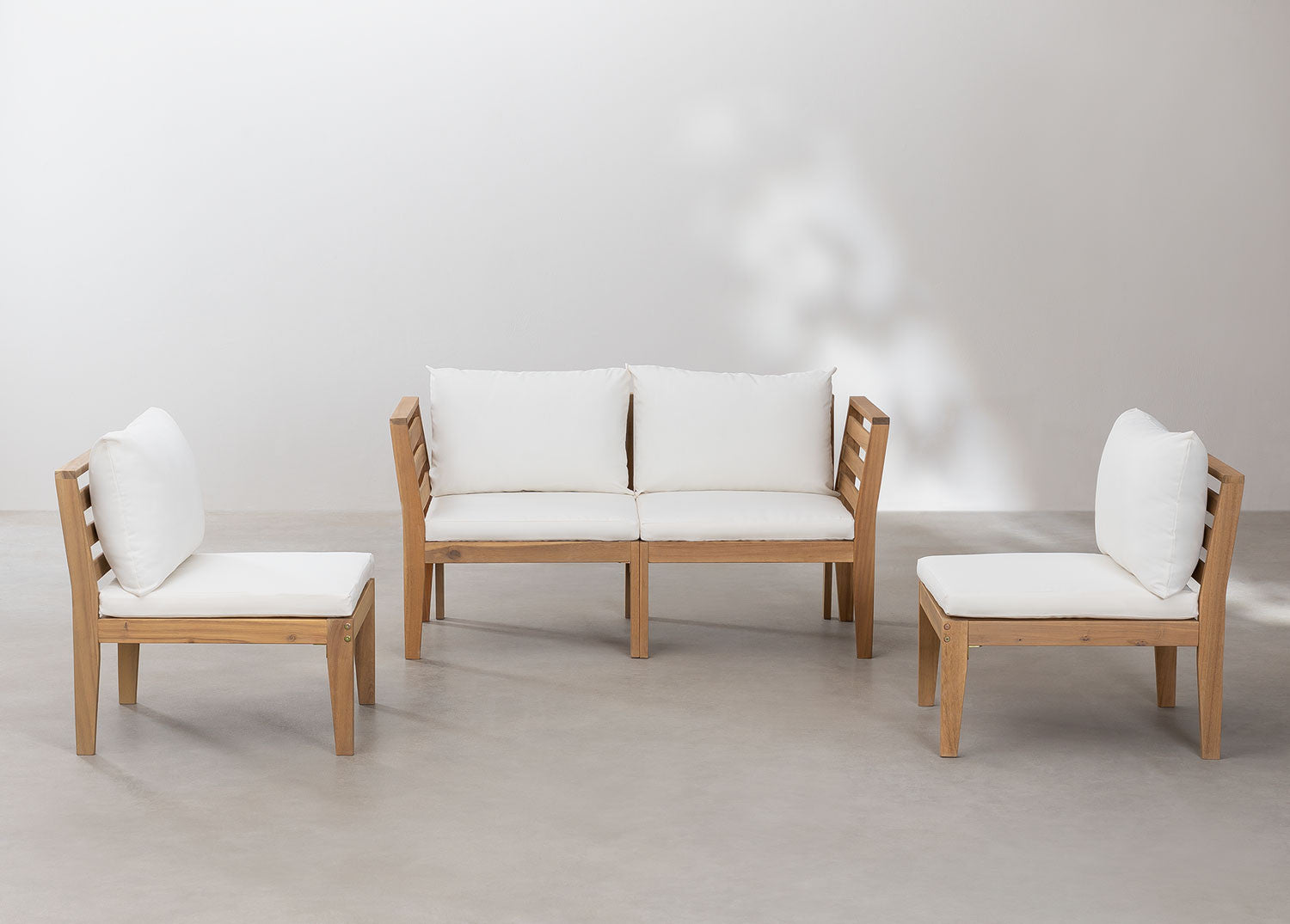 Sofa MODULO, 4 vietų su porankiais, balta