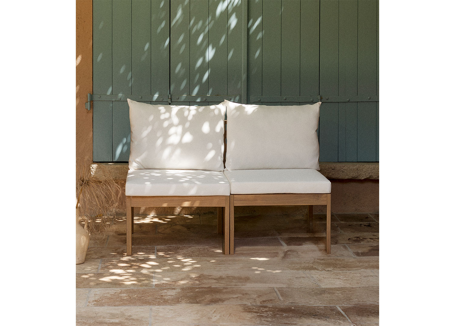 Sofa MODULO, dvivietė, pilka