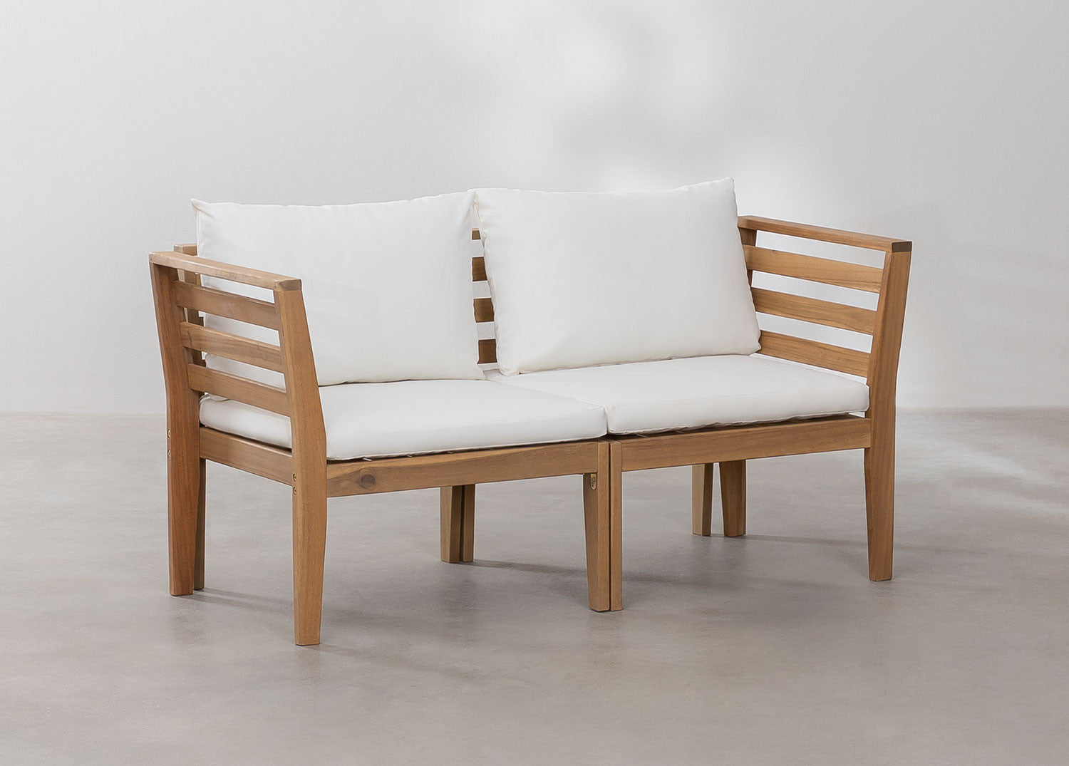 Sofa MODULO, dvivietė su porankiais, balta