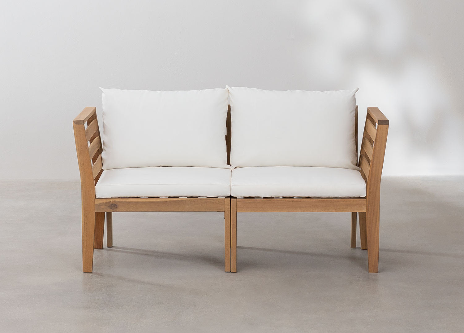 Sofa MODULO, dvivietė su porankiais, balta