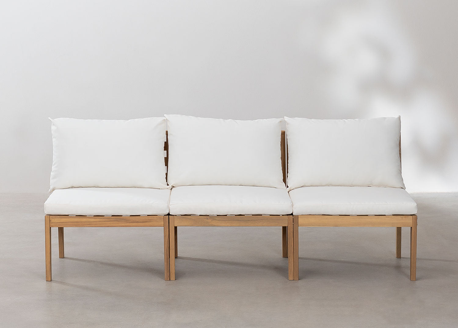 Sofa MODULO, trivietė, balta