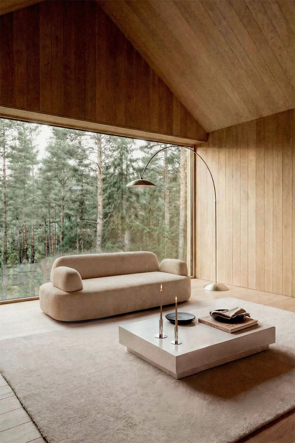 Modulinė sofa DZORELA, šenilo, rudas šenilas spalva