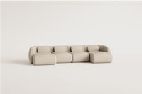 Modulinė sofa KOKETERA – paviršiaus tekstūra iš arti