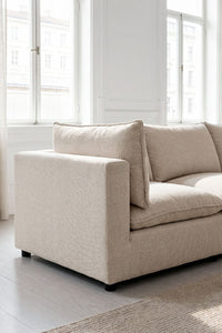 Modulinė sofa DZORELA svetainės interjere