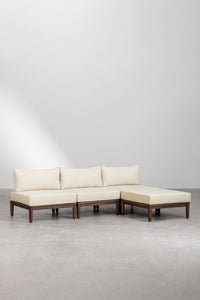 Modulinė sofa DZORELA tamsi akacija spalvos
