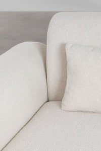 Modulinė sofa BORJANA su trikampiu pufu – fragmento vaizdas