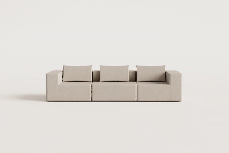 Modulinė sofa Norridge priekinės dalies detalė