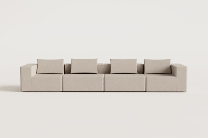 Modulinė sofa Norridge vaizdas iš šono