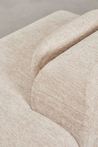 Modulinė kampinė sofa MERIDENA su pledu ir pagalvėlėmis