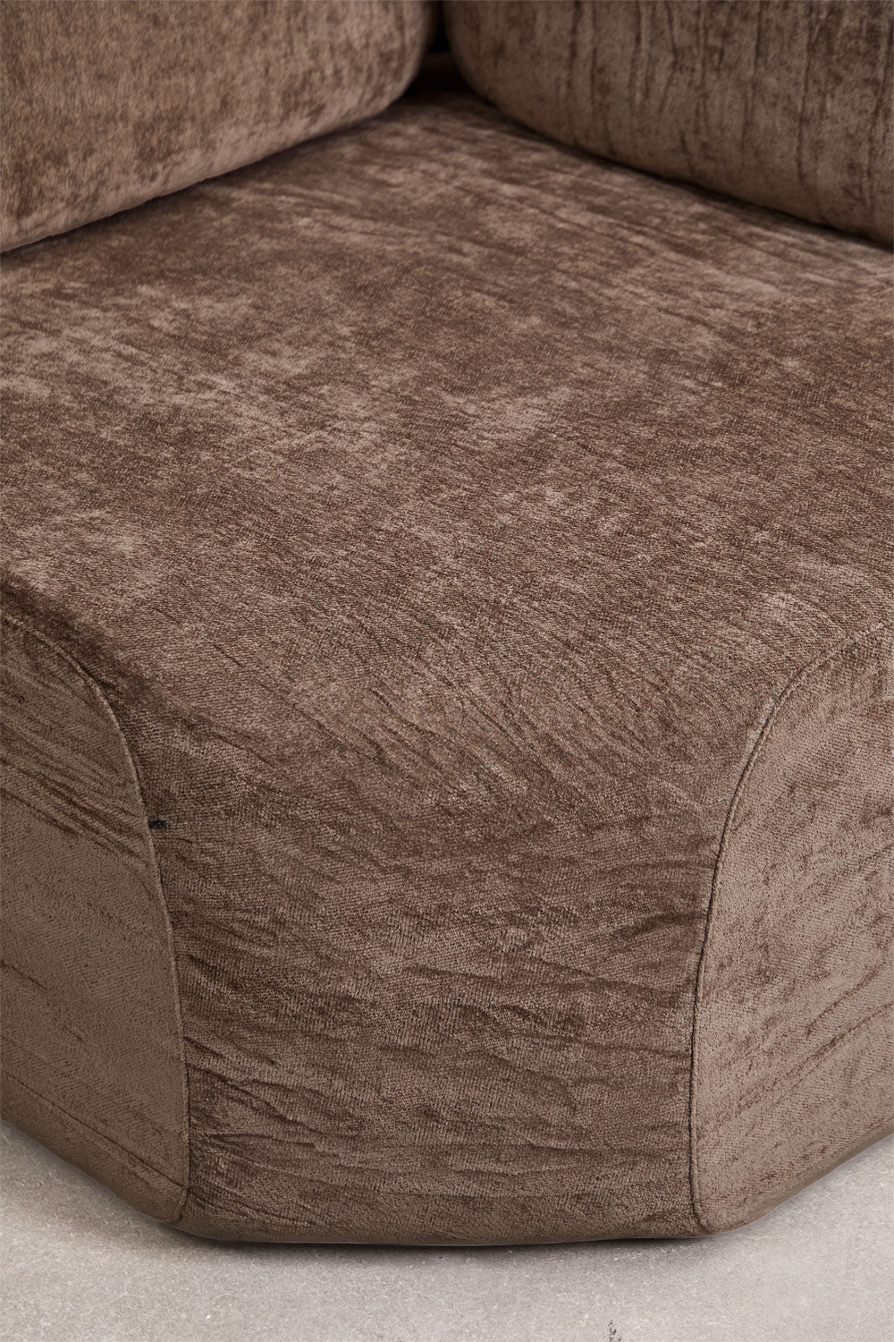 Modulinė kampinė sofa MERIDENA vidurinės dalies detalė