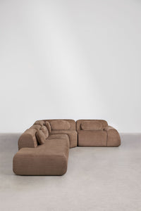 Modulinė kampinė sofa MERIDENA – artimas planas