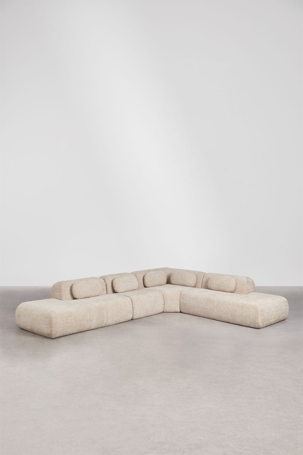 Modulinė kampinė sofa MERIDENA – artimas planas