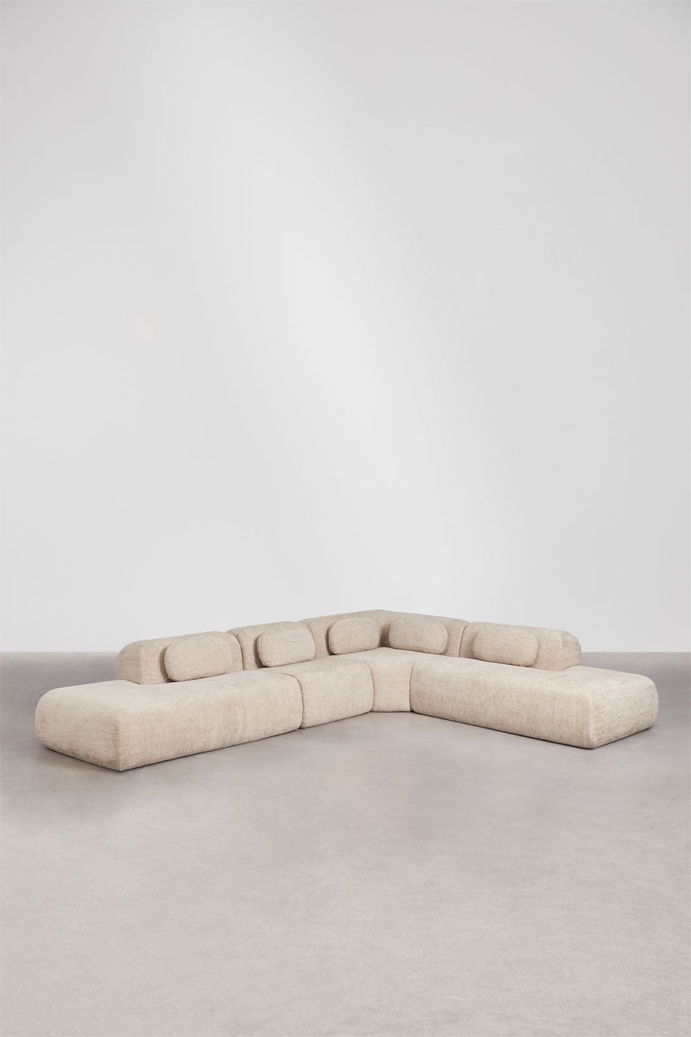 Modulinė kampinė sofa MERIDENA ilgosios dalies vaizdas