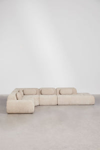 Modulinė kampinė sofa MERIDENA komforto zona iš arti