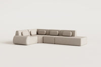 Modulinė kampinė sofa MERIDENA transformacijos vaizdas