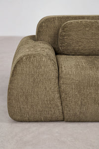 Modulinė kampinė sofa MERIDENA sėdynės pagalvėlės detalė