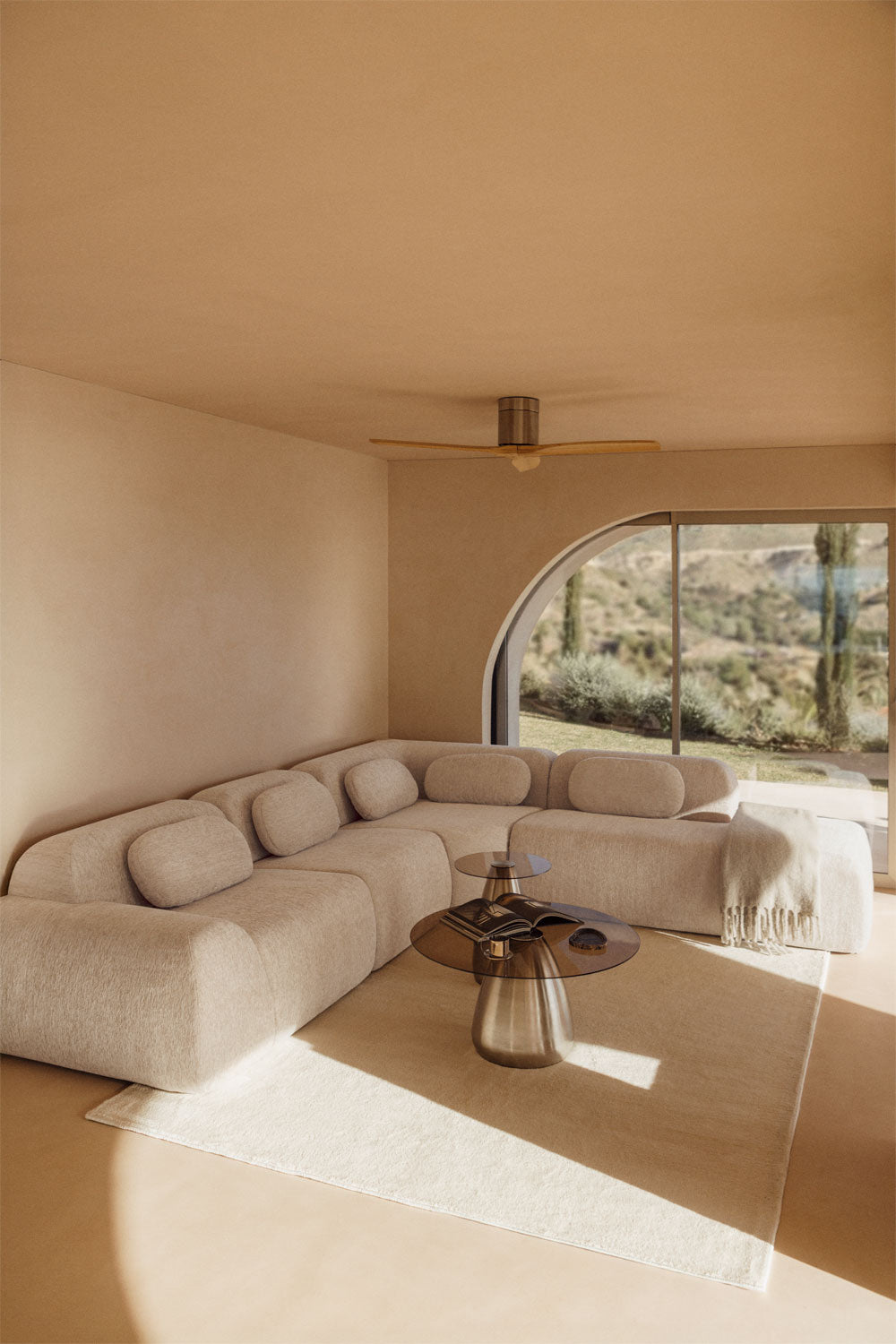 Modulinė kampinė sofa MERIDENA – paviršiaus tekstūra iš arti