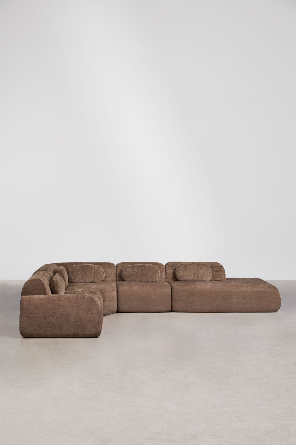 Modulinė kampinė sofa MERIDENA – artimas planas