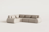 Modulinė sofa MERIDENA – kraštų apdailos detalė