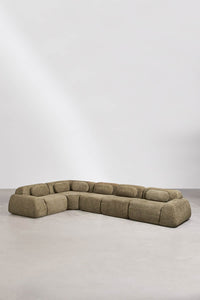 Modulinė kampinė sofa MERIDENA priekinis vaizdas