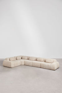 Modulinė kampinė sofa MERIDENA matinio paviršiaus detalė
