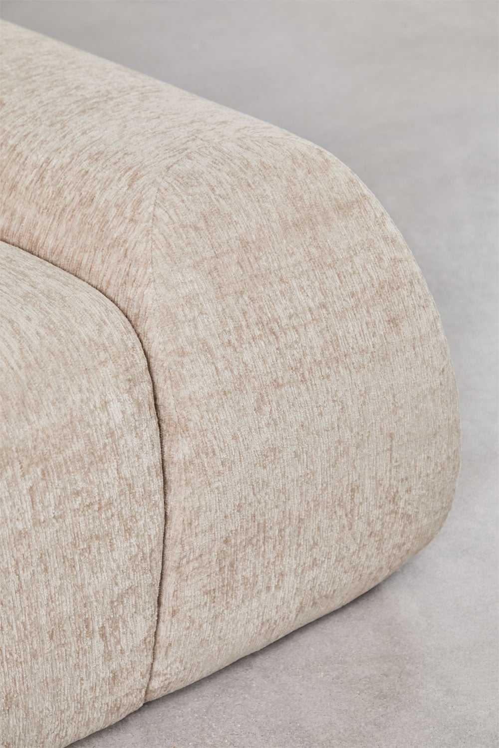 Modulinė kampinė sofa MERIDENA viršutinės dalies detalė