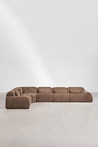 Modulinė kampinė sofa MERIDENA – artimas planas