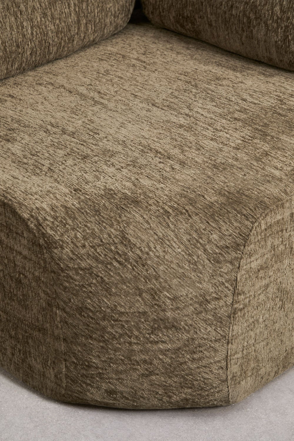 Modulinė kampinė sofa MERIDENA minkštos sėdynės detalė