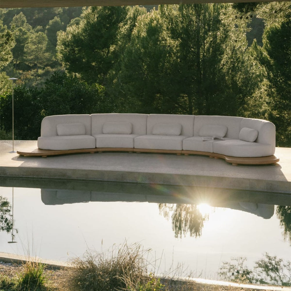 NEXO Sofa, 5-piece, acacia