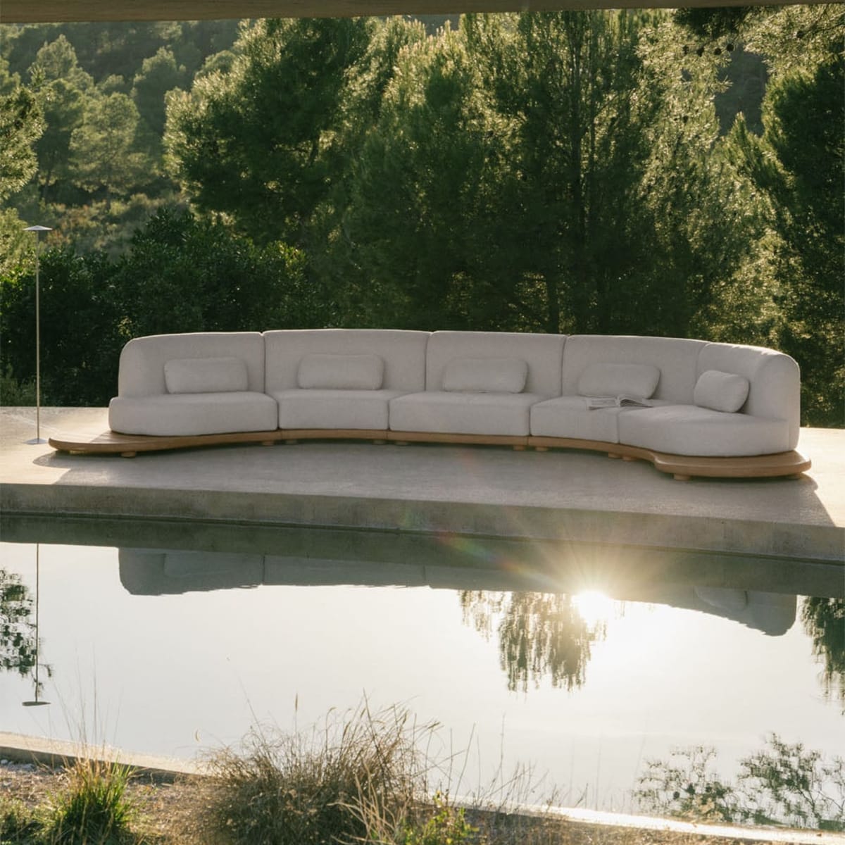 Sofa NEXO, 5 dalių, akacija